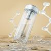 Visiotitan Titanium Silver Double-Layer Glass Cup