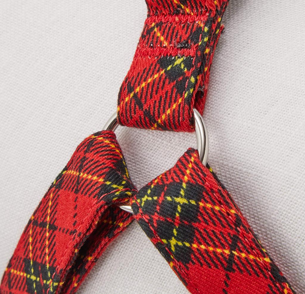 Toto Pal Royal Tartan Foot 20mm & Harness, Red,