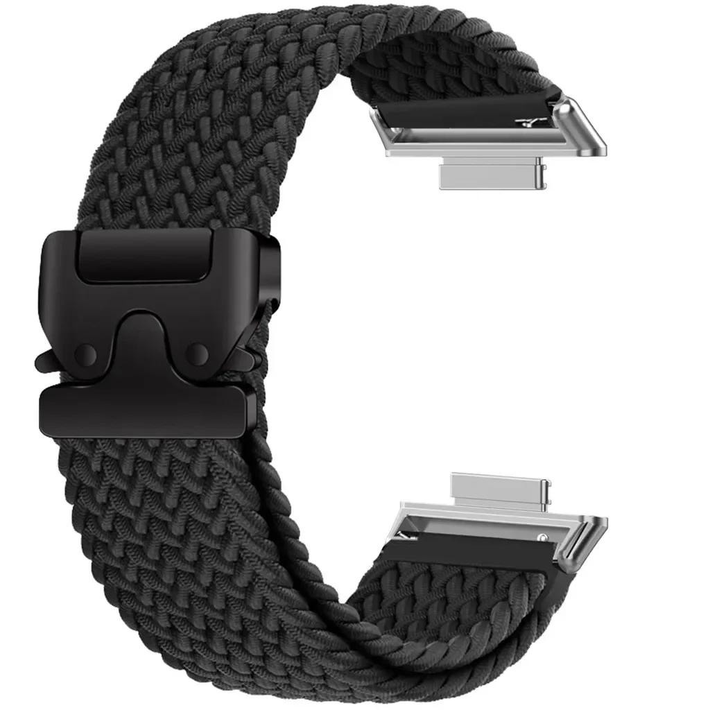 Плетеный ремешок Solo Loop для Huawei Watch Fit 4 4Pro 3 Band, ремешки для умных часов, нейлоновые эластичные ремешки для Huawei Watch Fit 2 Fit 1 Correa For Huawei Fit 4 Pro