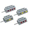 Parti Tecniche V6 V8 V12 Blocchi da Costruzione Mattoncini Motore Modello Dinamico Cilindro Pistone Auto High-tech Accessori Giocattolo Educativo