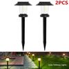 1000MAH LED Bright Solar Landscape Pathway Lighting Outdoor Waterproof 3 Modes Solar Garden Lights for Yard Path Walkway Lawn Decoration
