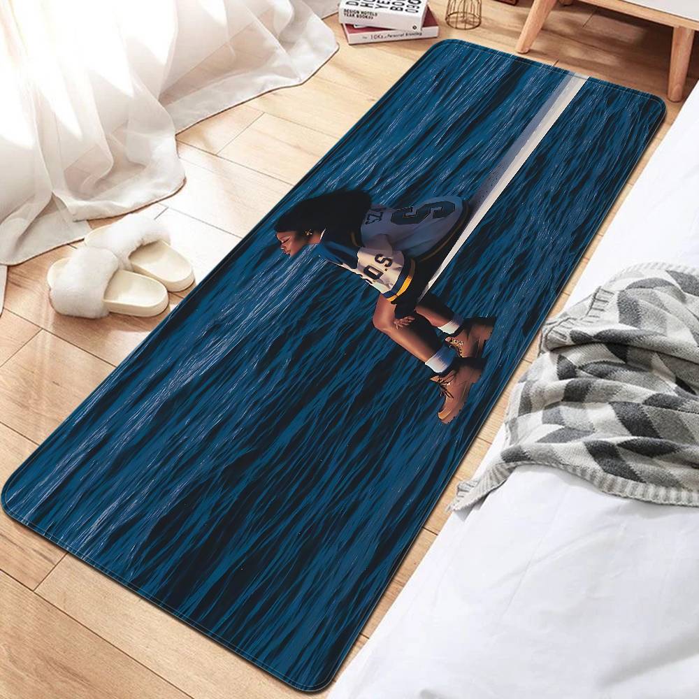 Popular Singer S-Sza Entrance Door Mat Washable Non-Slip Living Room Sofa Chairs Area Mat Kitchen Welcome Doormat