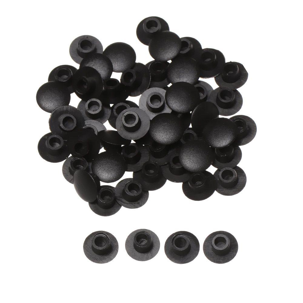 50Pcs Practical Drill Hole Plug Hole Ornament Hardware Protective Cap Dust Plug Stopper Furniture Hole Covers Screw Decor