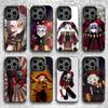 The F-Freak C-Circus P-Pierrot Phone Case For iPhone 15,17,11,14,13,16,12,E,Max,Plus,Air,Pro,Mini Black Matte Cover