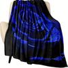 Blue Rose Flannel Digital Printing Flower Blanket Blanket Sofa Blanket Air Conditioning Blanket Universal In All Seasons