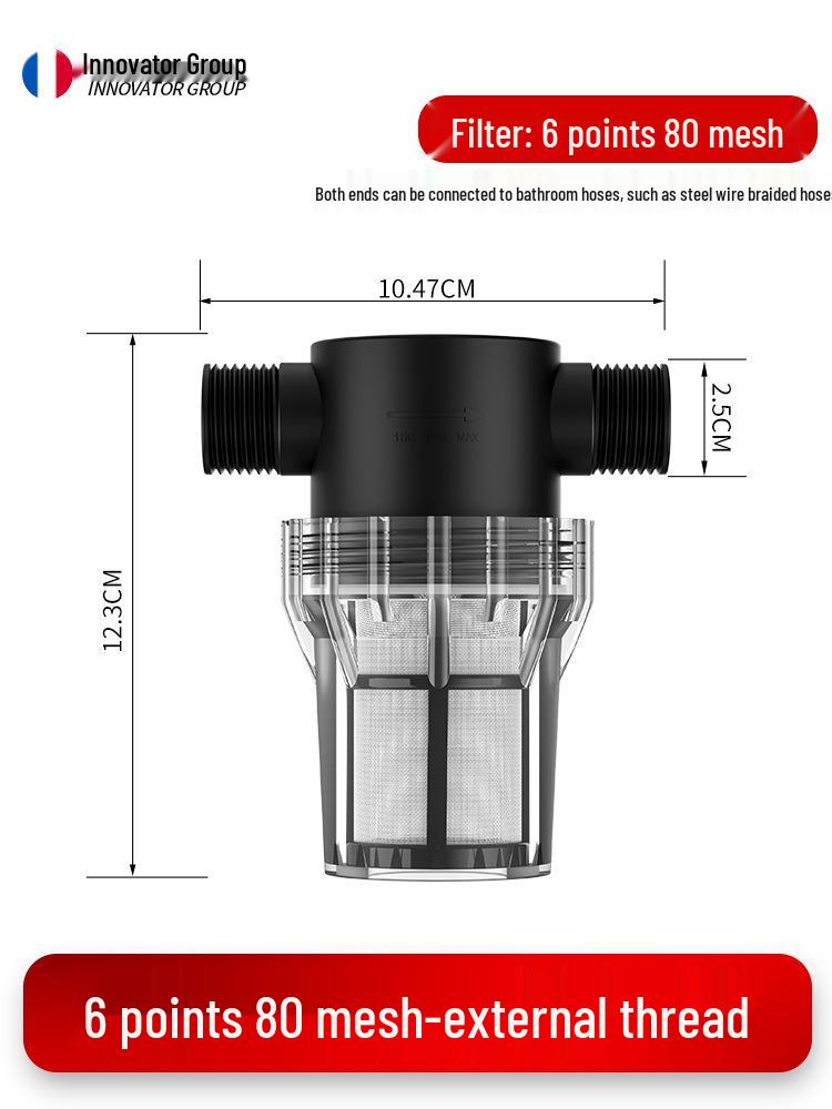 Cross-Border Garden Hose Filter for Mud, Sand, Irrigation, Car Wash, Tap Water, and Aquaculture