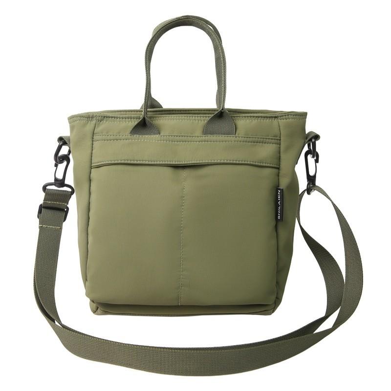 Nylon Casual Tote Bag With Zipper Pockets For Daily Outdoor Travel