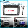 9 Inch Car Frame Fascia Adapter Android Radio Dash Fitting Panel Kit For Nissan Altima 2002-2006