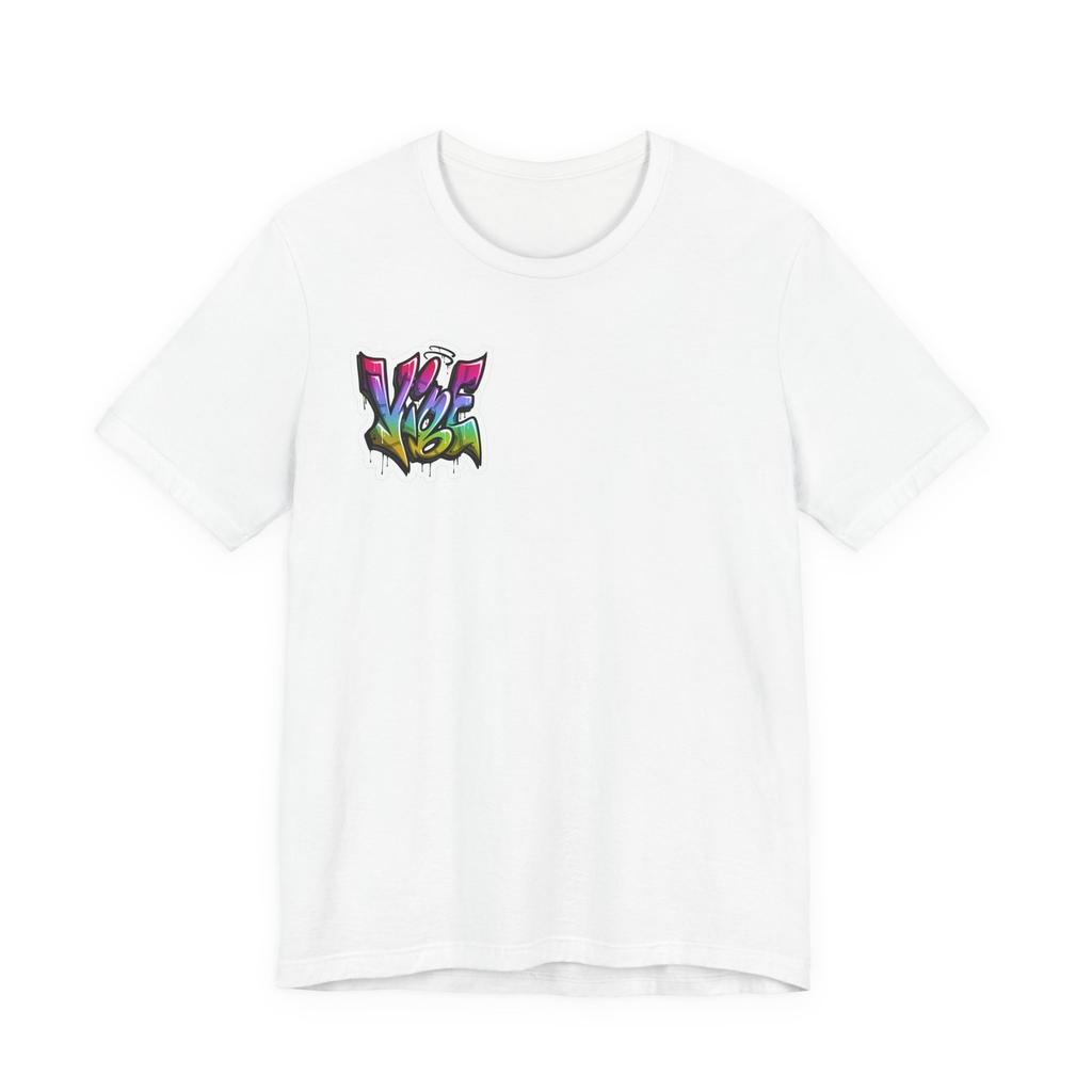 Vibe Kid Graffiti Logo T-Shirt | Weißer Brustaufdruck