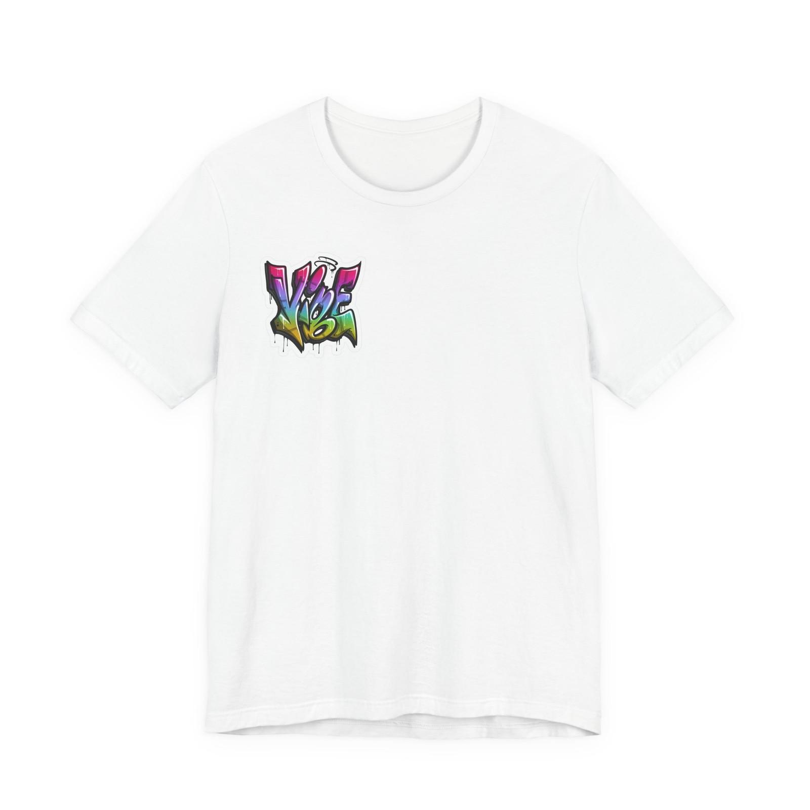 Vibe Kid graffiti logo T-Shirt | White chest print S разноцветный