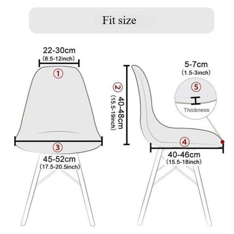 New Universal  Chair Cover Elastic Stretch Chair Cover For Dining Room Waterproof Anti-Slip  Wear-Resistant Seat Covers