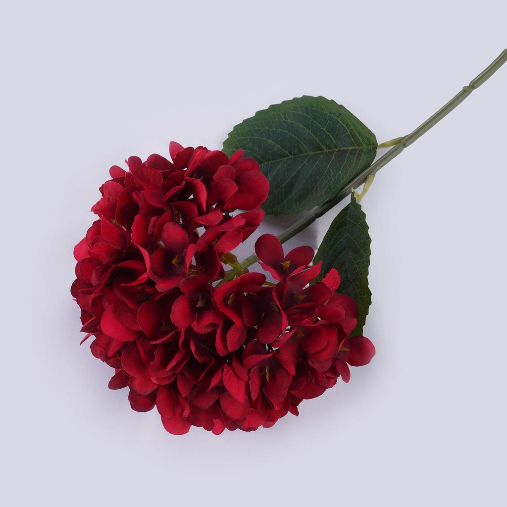 58cm Heads Hydrangea Bouquet Silk Artificial Flowers for Party Wedding Living Room Home Decoration Accessories