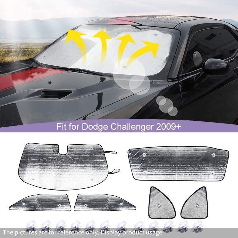 Car Windshield Sunshade Window Shade Foldable Sun Visor Cover Fit For Dodge Challenger 2009-2014 Car Interior Accessories