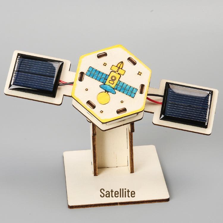 DIY Solar-Powered Electric Satellite Model Kit for Small-Scale Aerospace Science Projects
