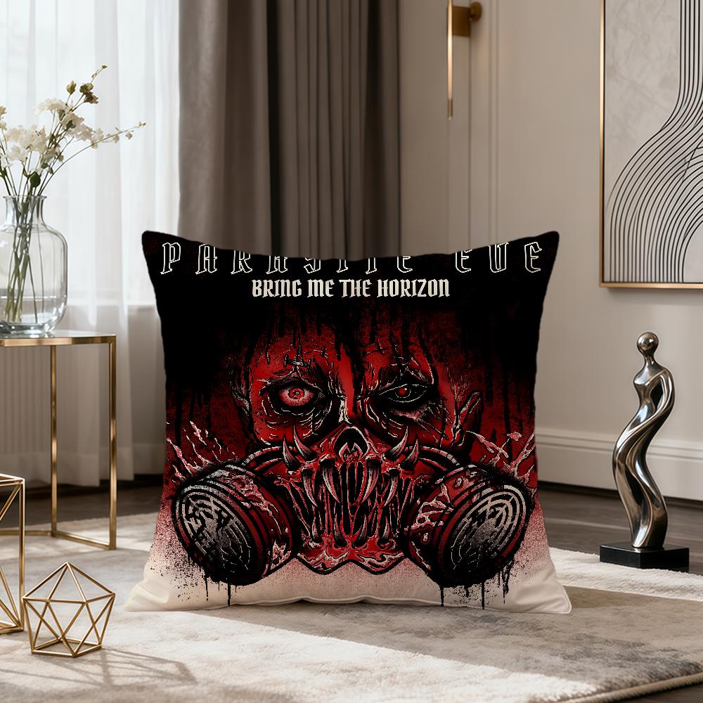 band Bring Me the hHorizon cushion cover soft Comfort Pillowcase for Sofa nap Living Room party Home pet Decor Pillowcover