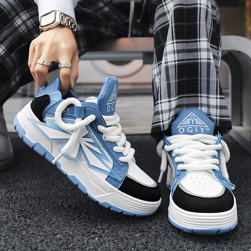 Mode Neue Schuhe Herren Herbst Lässige Plateausneaker Trend Luxus Herren Designer Skateboard Schuhe Outdoor Schnürschuhe Vulkanisierte Schuhe Hombre