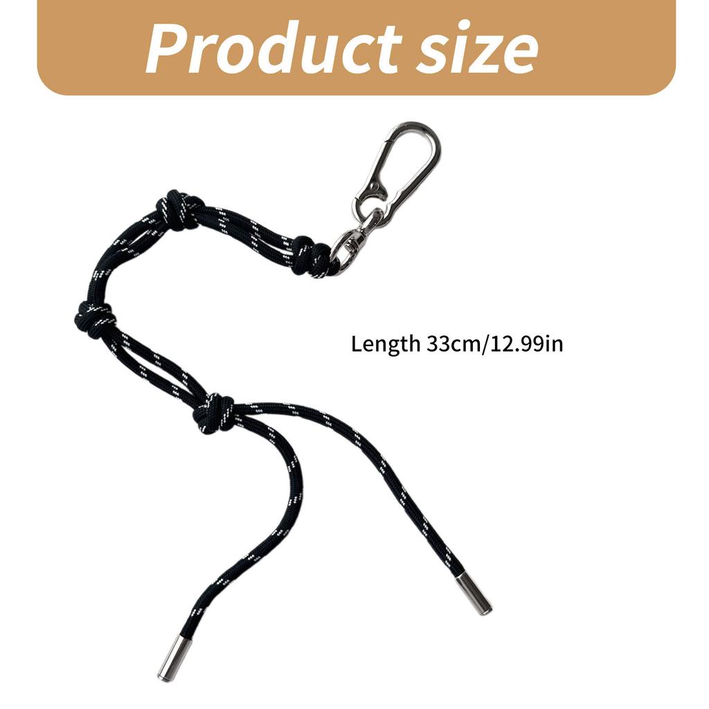 Colorful Cord Keychain 20kg Load Capacity Colorful Rope Keychain Key Accessory Suitable for Outdoor Sports Enthusiasts
