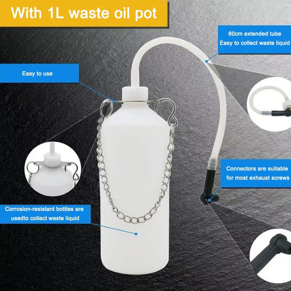 Brake Fluid Bleeder Brake Fluid Replacement Tool 3L Large Capacity Corrosion-Resistant Brake Oil Replacement Kit For Most Cars