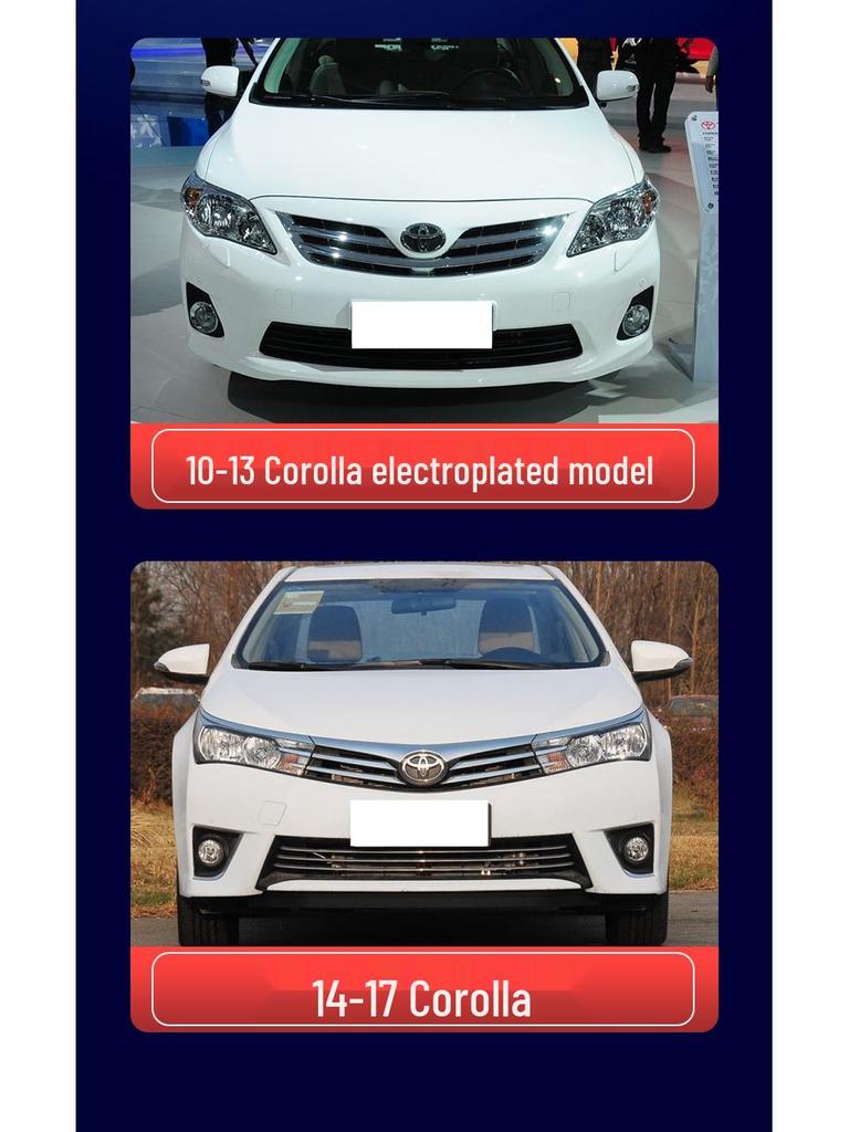 Fog Light Grille Trim for 2007-2017 Corolla Bumper