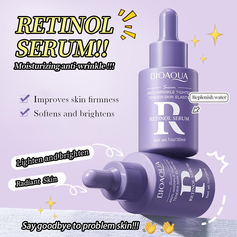 BIOAQUA Vitamin C Retinol Hyaluronic Acid Serum Moisturizing Brightening Hydrating Firming Facial Essence Beauty Face Skin Care