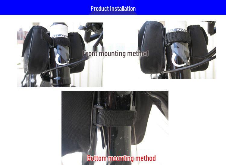 Universal Front Crossbeam Saddlebag for Mountain Bikes and Racing - Comprehensive Bicycle Accessories