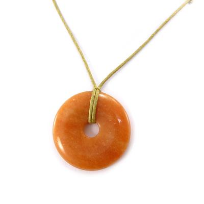 [K3052] - Colar laranja 'Mineralia'