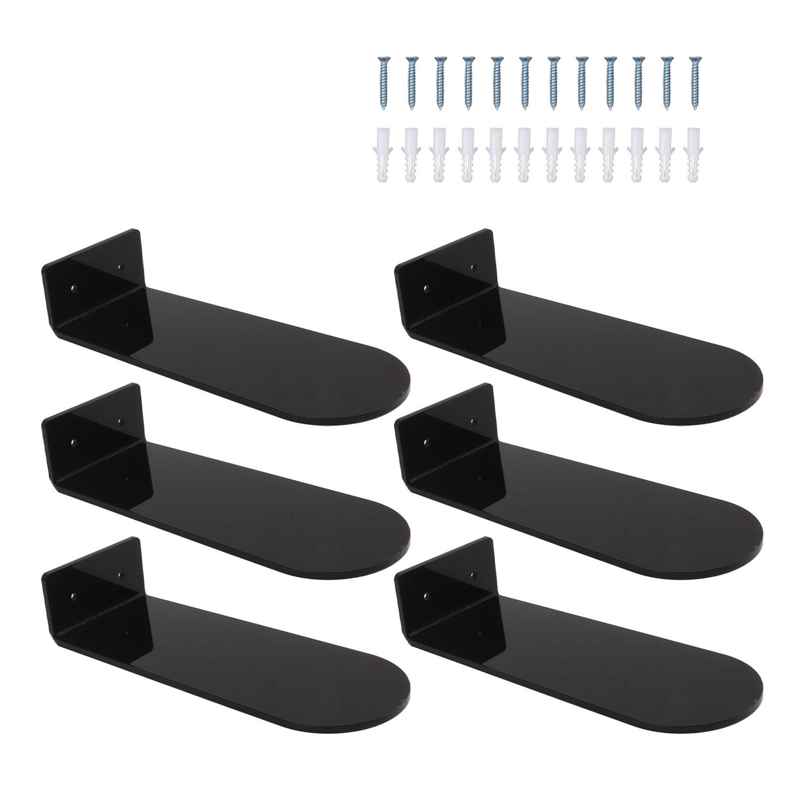 

Floating Shoe Display 7.9in Length Floating Shoe Shelves Widely Used Acrylic for Footwear Collection for Home чорний