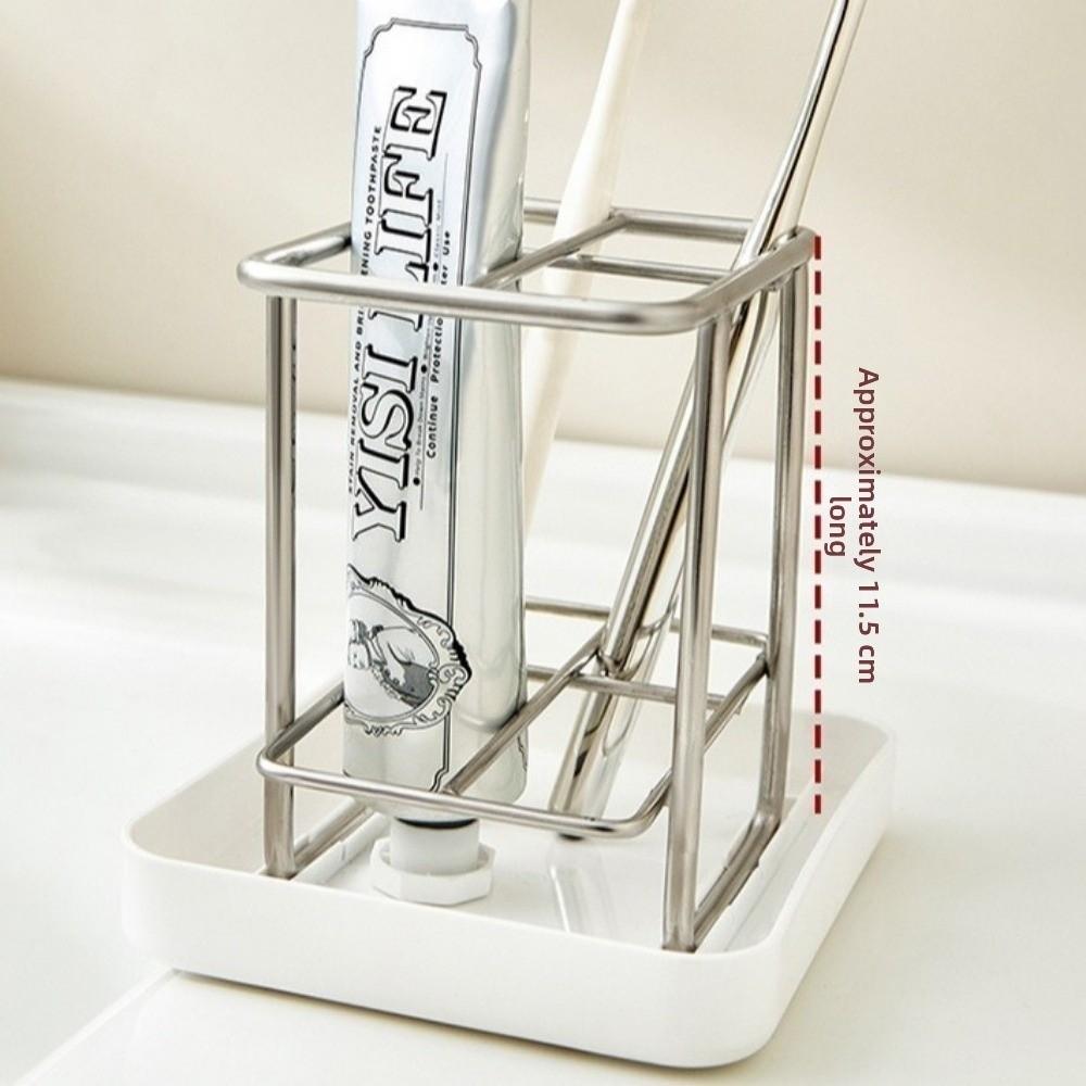 Stainless Steel Stainless Steel Toothbrush Holder Simple Design Toothbrush Toothpaste Stand Home