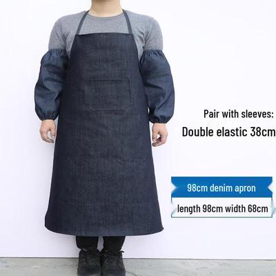 Heavy-Duty Denim Canvas Work Apron
