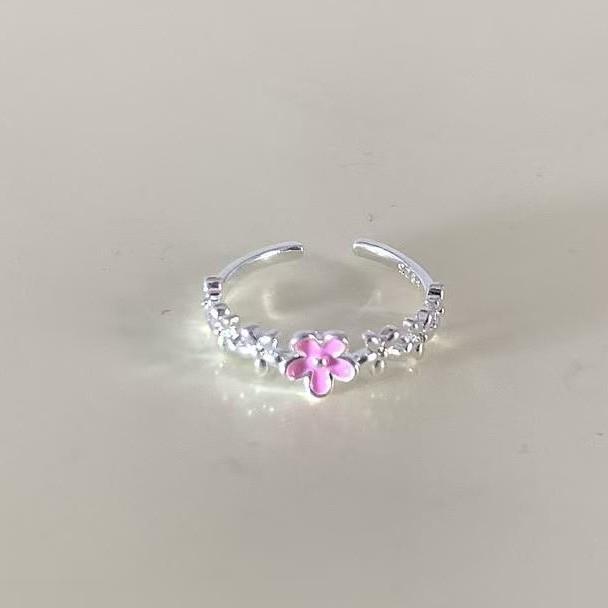 Peach Blossom Women's High-End Luxury Fashion Statement Ring