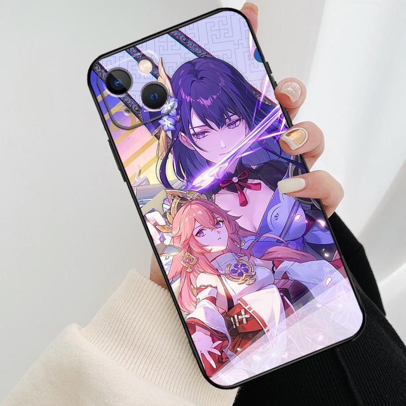 Baal Genshin Impact Game Phone Case For iPhone 17 Pro Max 16 15 14 11 12 13 Pro Max mini 15 16 Plus 16e 17 Air Cover