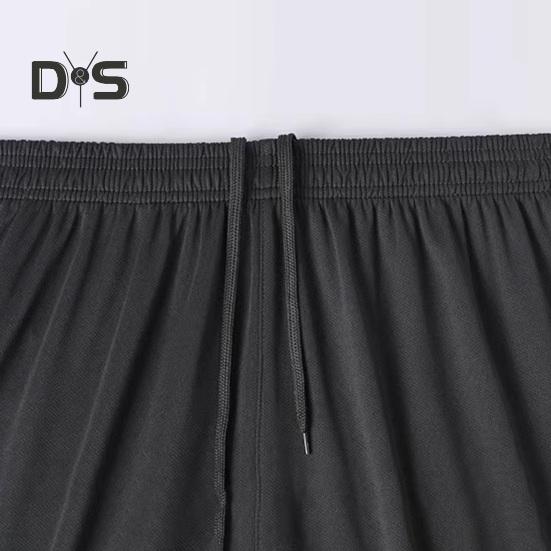 2dílná sada pánských teplákových souprav s kulatým výstřihem, krátkým rukávem, tričkem s elastickým pasem a kraťasy, rychleschnoucím sportovním oblečením