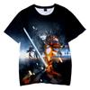 Summer 3D Digital Printed Children's Clothing Anime Sword God Domain Loose Casual Fashion Short Sleeved T-shirt