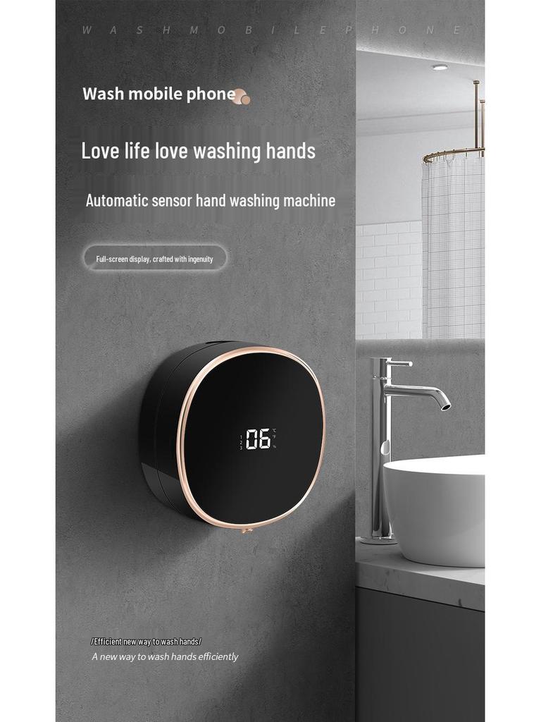 Wall-Mounted Automatic Hand Sanitizer and Soap Dispenser