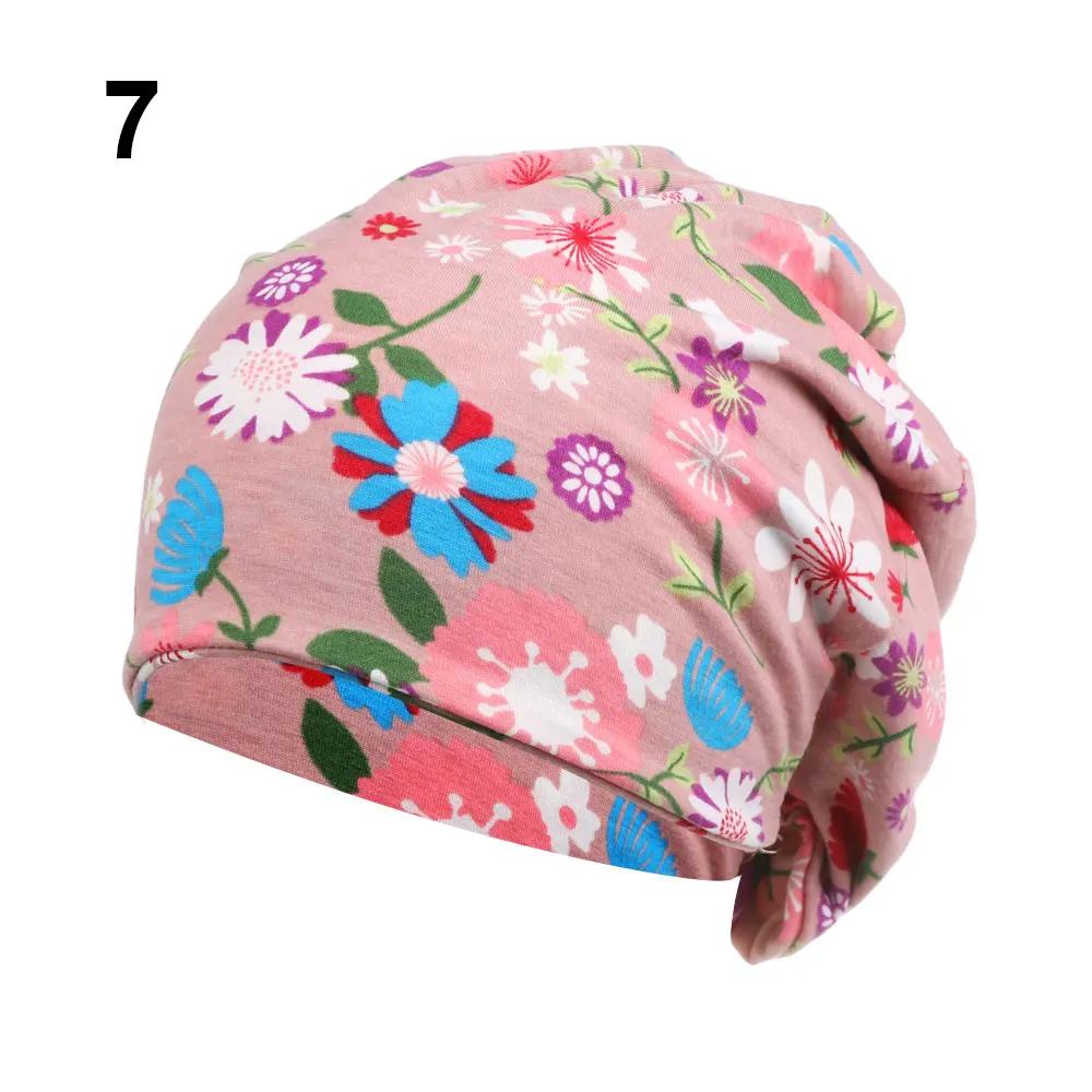 Cotton Women's Baggy Slouchy Beanie Hat Sport Casual Headwear Hair Loss Headscarf Cancer Chemo Caps Spring Hat