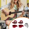 10 ks Sada trsátek na prsty pro kytaru Nerezové trsátka na prsty Plastové trsátko na palec Trsátka Ukulele Banja Basové příslušenství pro akustickou kytaru