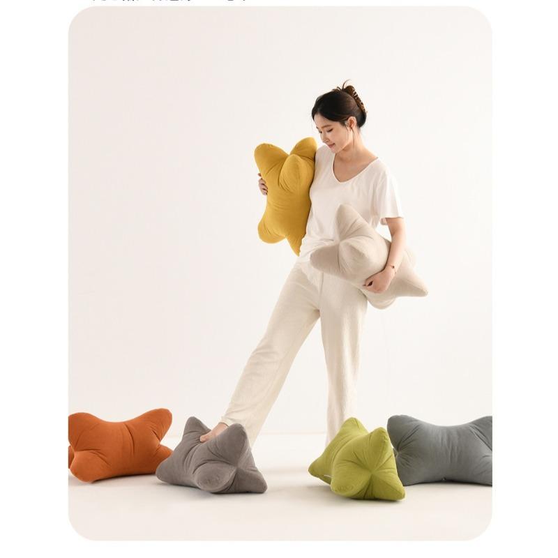 Bone Shape Pillow Cervical Lumbar Support Office Chair Bed Wedge Pillow & Leg Rest for Health Comfort Gift