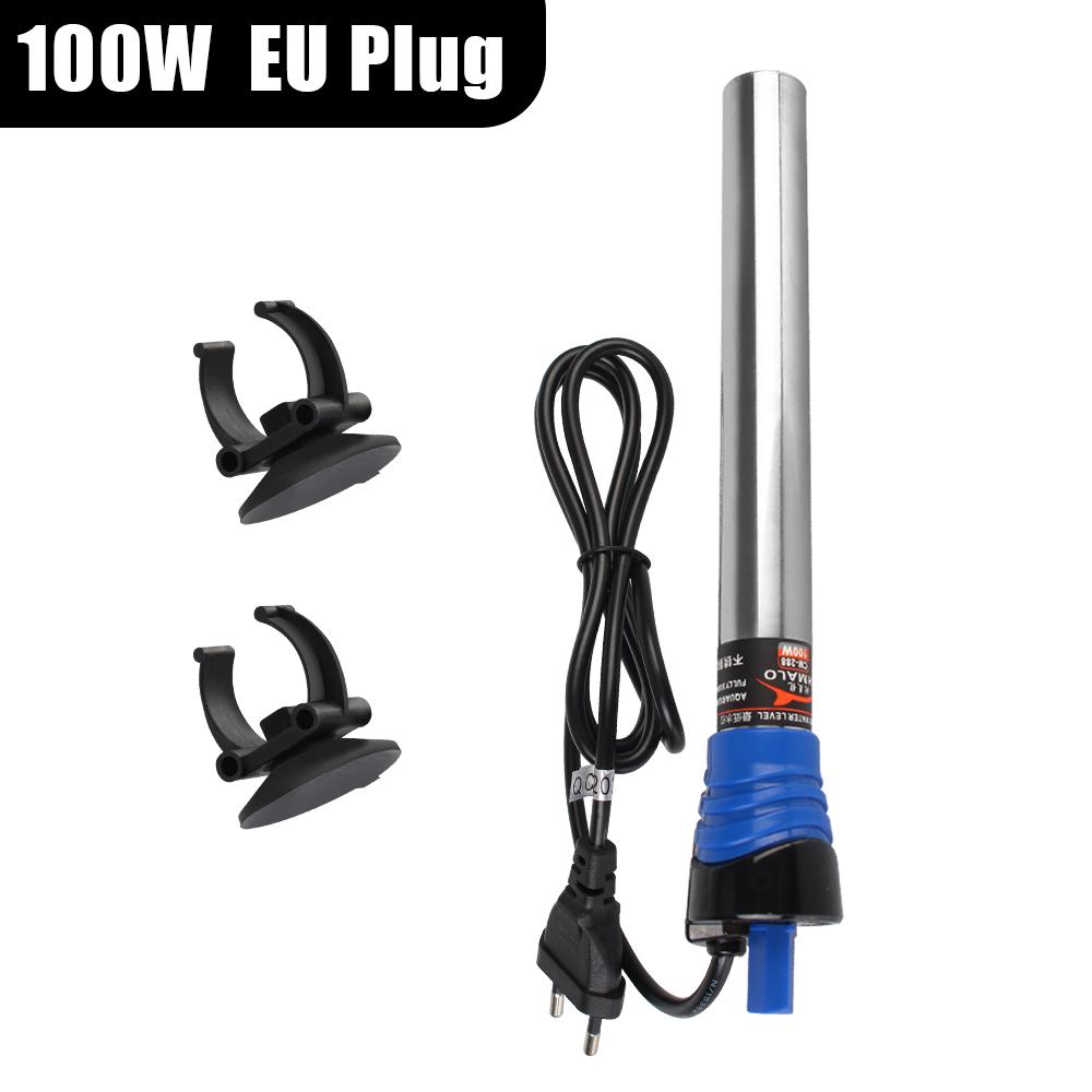 For Fish Tank Water Heating 220V EU Plug 50W/100W Thermostat Heater Rod Adjustable Temperature Fish Tank Heating Rod