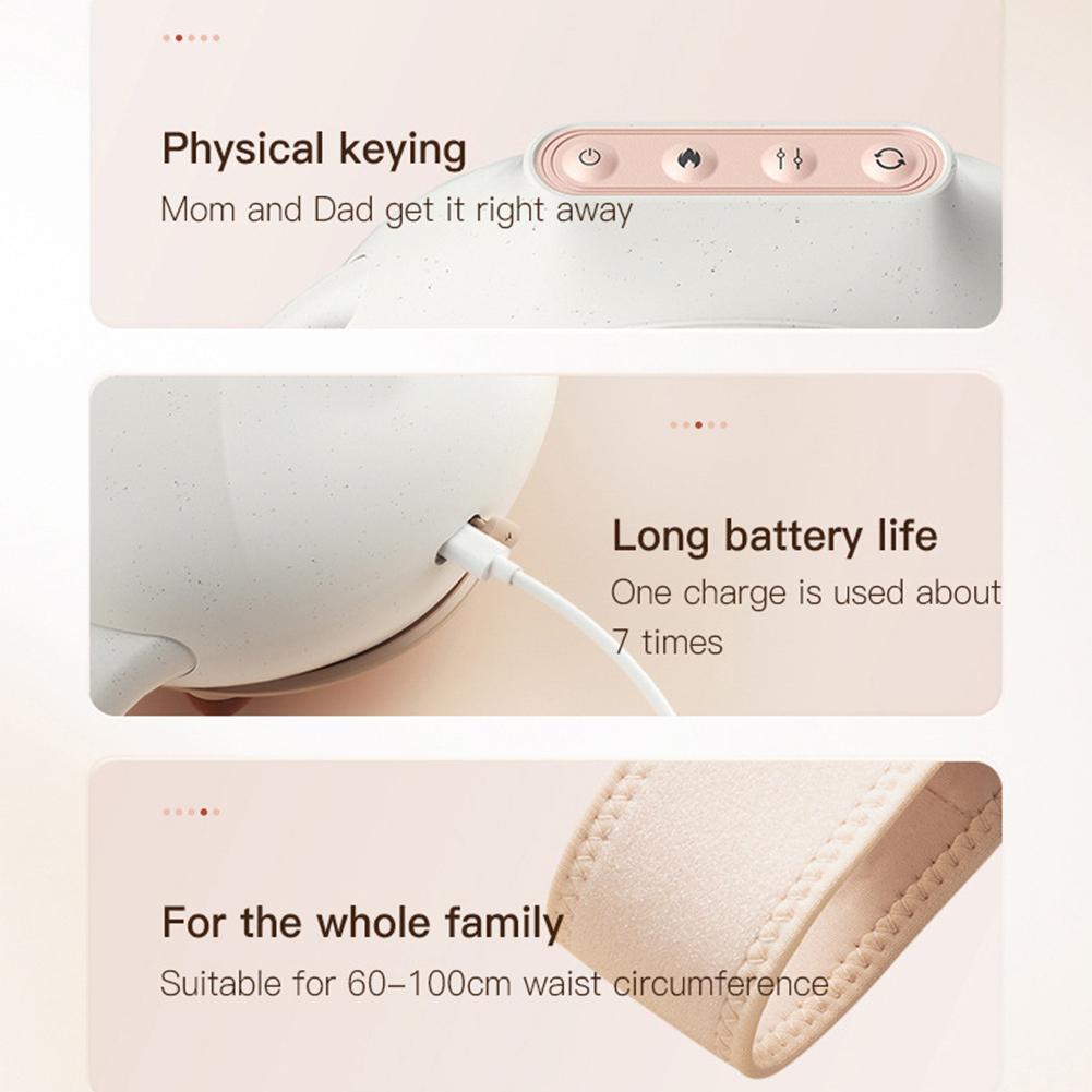 Elektrischer Bauch-Cellulite-Massagegerät Tragbarer Cellulite-Massagegerät Tragbarer Lymphdrainage-Massagegerät für Magen Bauch