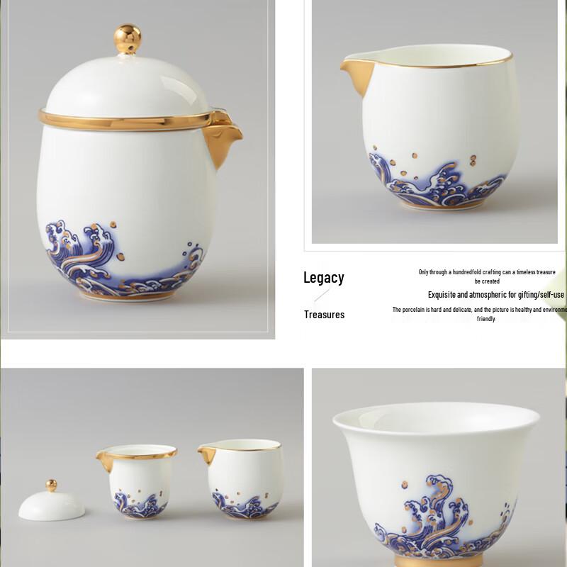 Yongfengyuan National Porcelain Travel Tea Set