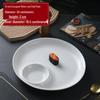 Windmill Five-Compartment Ceramic Dish - Ideal for Braised, Steamed, or Dumpling Dishes.