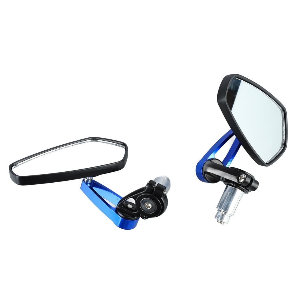 1 Pair Motorcycle Rear View Mirror 360 Degrees  Rotatable   Glass Clear     Handlebar Side Mirror