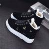 Fashion 2025Winter Boots Women Ankle Boots Warm PU Plush Winter Woman Shoes Sneakers Flats Lace Up Ladies Shoes Women Short Snow Boots