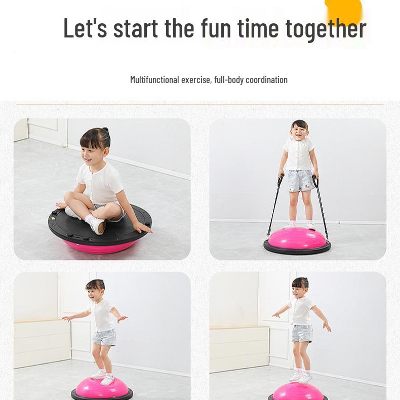 Thickened Anti-Explosion Balance Half Ball for Yoga & Sensory Training