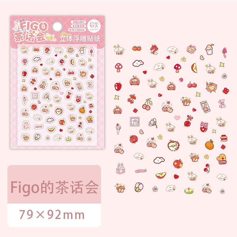 

Kawaii Cartoon Animal Mini Die-cutting Stickers DIY Handbook Decoration Scrapbook Diary Album Phone Case Computer School Station