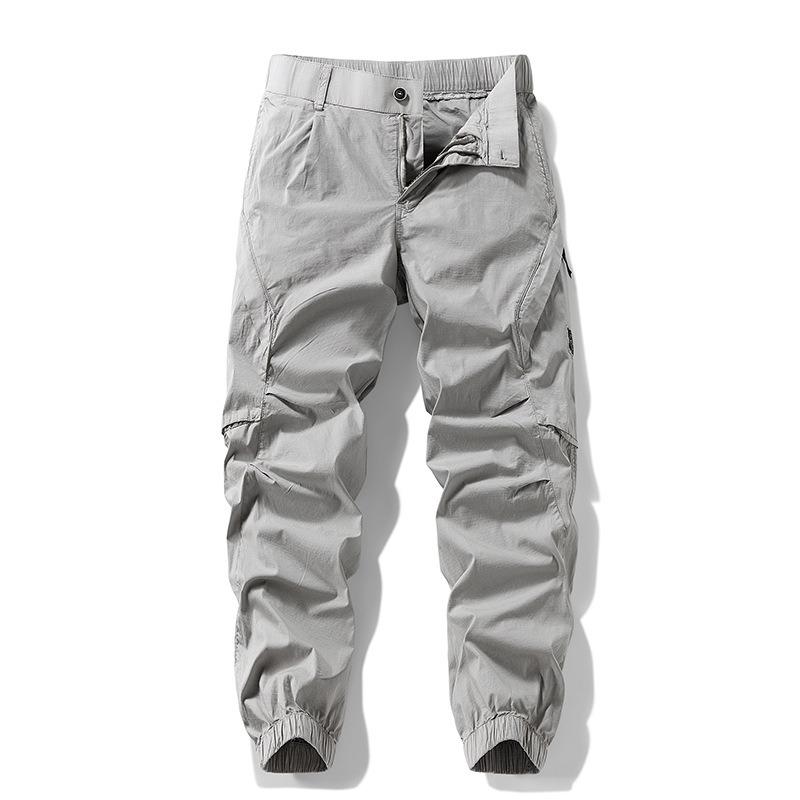 Трендовый бренд комбинезоны повседневные свободные мужские брюки ретро высококлассные брюки мужские летние новые леггинсы S