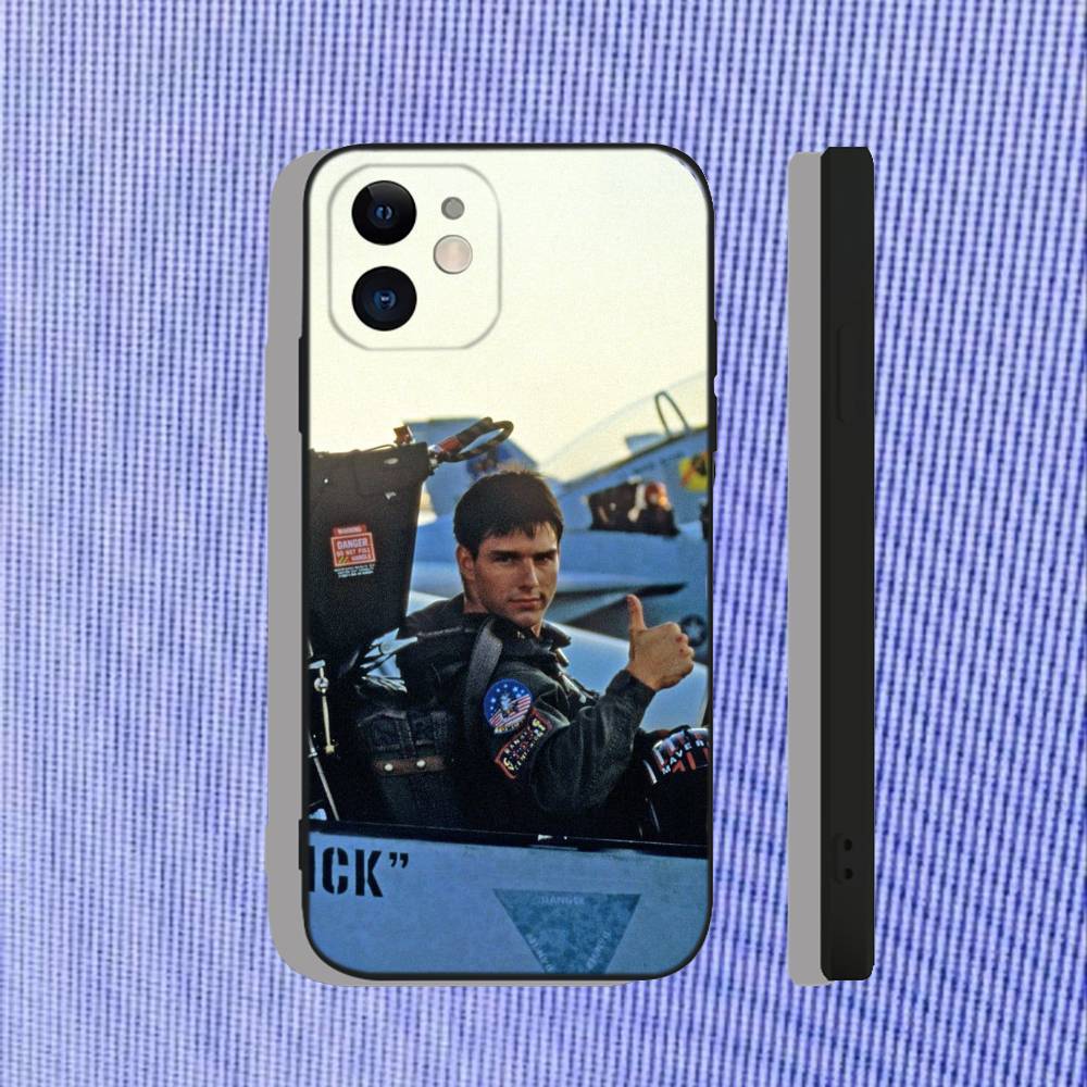 

Top Gun M-MaverickS For iPhone 17,16,15,14,13,12,11,X,XR,Air,Pro,Max,Plus Soft Funda Black Phone Case iPhone15promax