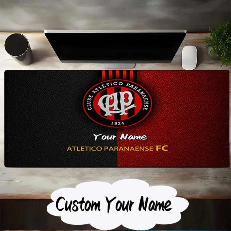 Custom Name Mouse Pad Atletico Paranaense Crest Mouse Pad, Gaming Mouse Pad, Keyboard Pad, Desk Decor for Computer Notebook Fan Birthday Gift