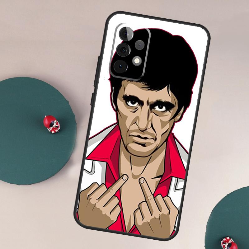 

Scarface 1983 film Al Pacino Case For Samsung Galaxy A52 A32 A12 A22 A13 A23 A33 A53 A50 A51 A71 A03S A04S A52S Cover Samsung A03S