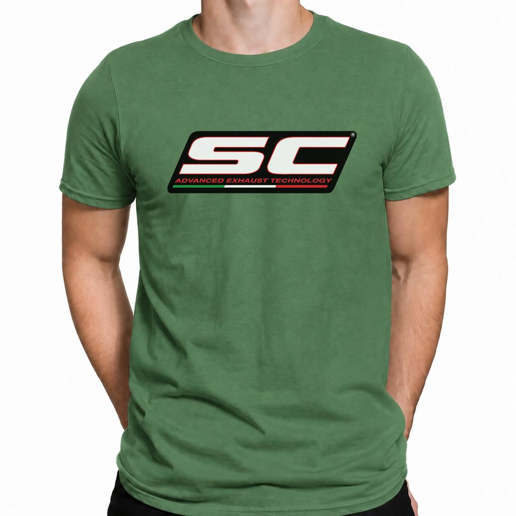 Klassiek SC Motorfiets Grafische Print T-shirt Unisex Dames Katoenen Casual Shirt Premium Kwaliteit Outdoor Streetwear Unisex Top